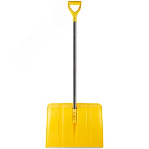 Лопата для уборки снега ''Гардения Монблан'' пластиковая, стеклопластиковый черенок 500x375х1340 мм - фото 3