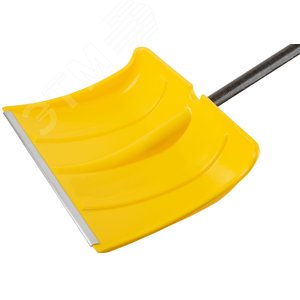 Лопата для уборки снега ''Гардения Монблан'' пластиковая, стеклопластиковый черенок 500x375х1340 мм - фото 4