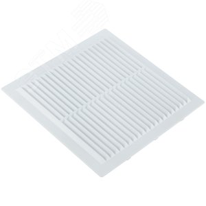 Решетка вентиляционная, пластиковая, 190x190 мм, с сеткой - фото 2