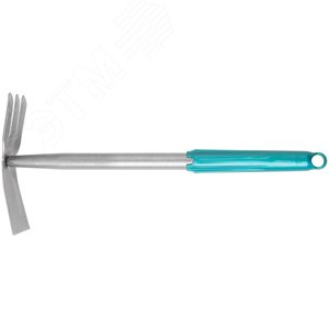 Мотыжка с ручкой МК-2(м) цельнометаллическая 3 зуба, трапеция - фото 1