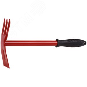 Мотыжка с ручкой МК-2(м) цельнометаллическая 3 зуба, трапеция - фото 5