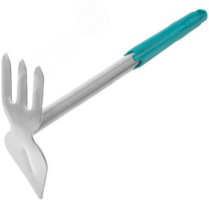 Мотыжка с ручкой МК-2(м) цельнометаллическая 3 зуба, лепесток - фото 2