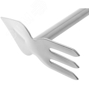 Мотыжка с ручкой МК-2(м) цельнометаллическая 3 зуба, лепесток - фото 3