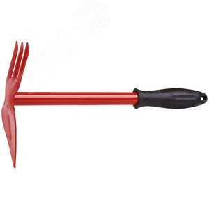 Мотыжка с ручкой МК-2(м) цельнометаллическая 3 зуба, лепесток - фото 5