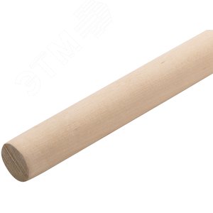 Черенок березовый для щеток, грабель, мётл, диаметр 25 мм, L=1200 мм, высший сорт - фото 3