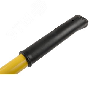 Грабли веерные проволочные с желтым металлизированным черенком, 22 зуба - фото 3