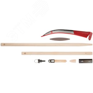 Набор косца Косарь №6, лезвие 600 мм, с деревянным косовищем 1880 мм - фото 1