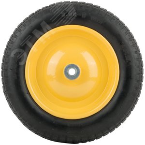 Колесо запасное с камерой 350х70х220 мм (3.00-8), подшипники 16 мм, для тачки 77601 - фото 2