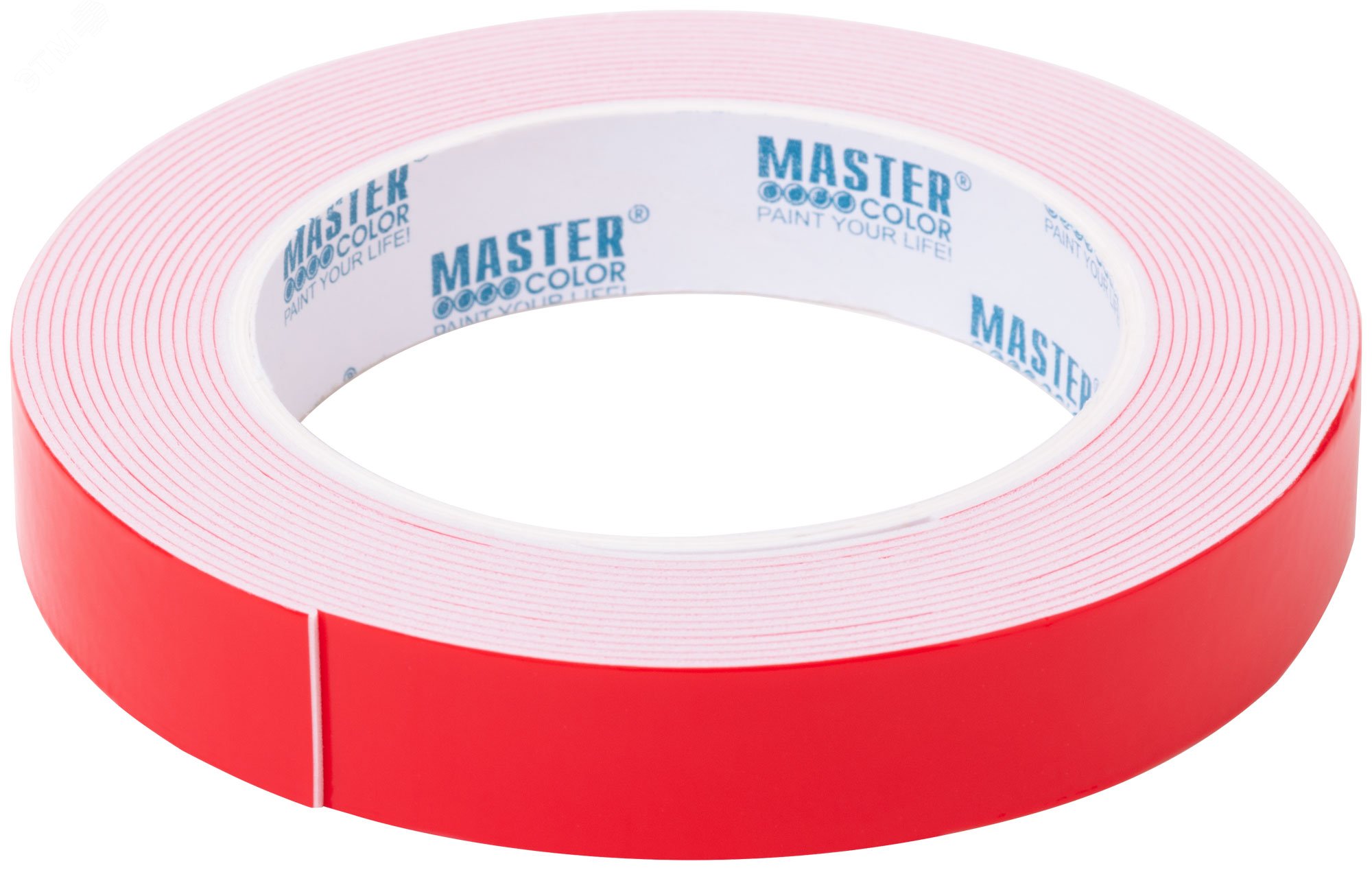 Изображение товара Лента клейкая двусторонняя ультра-сильная Master Color Ultra Power, 19 мм x 5 м, цвет белый (шт)