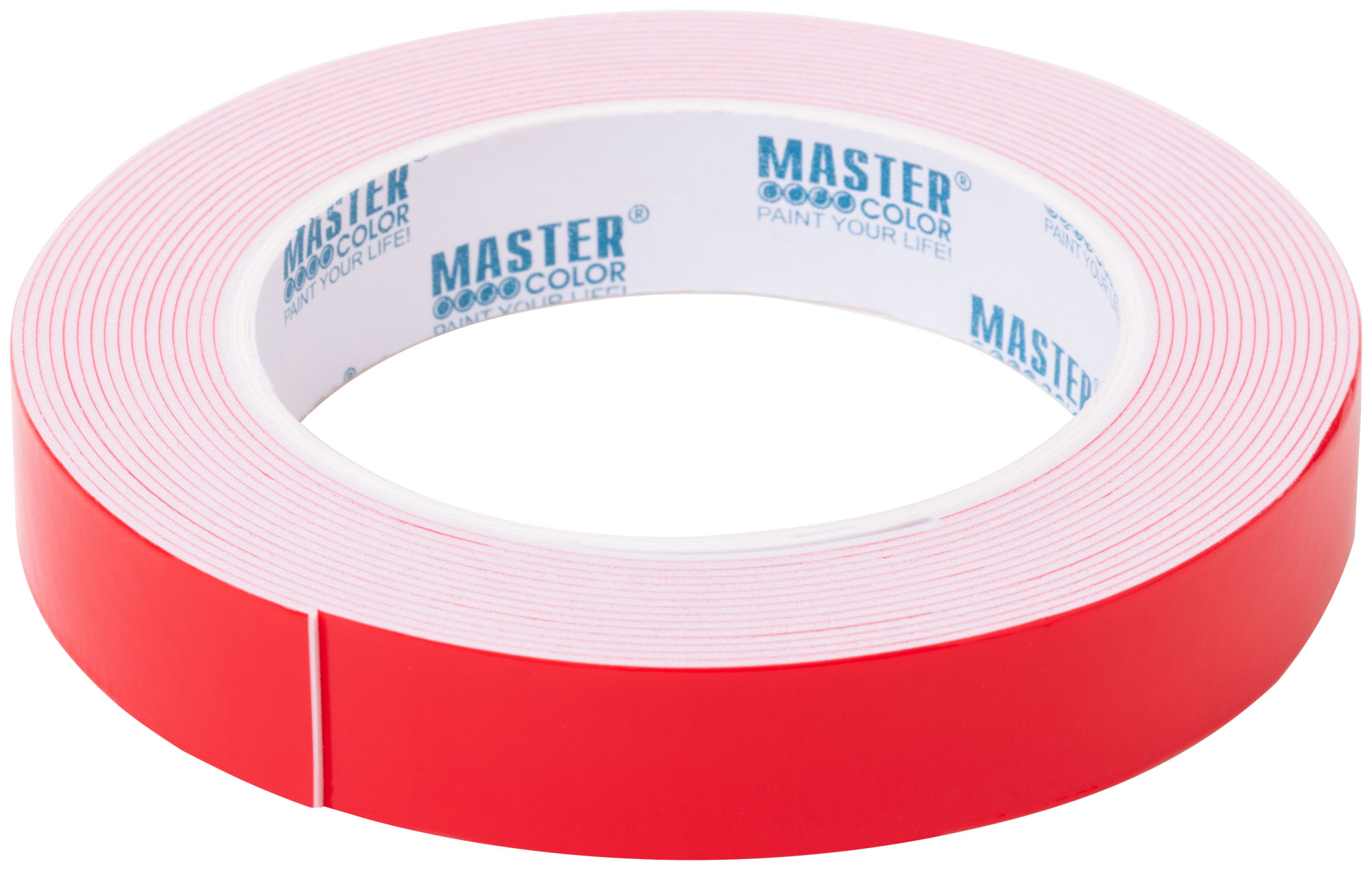 Лента клейкая двусторонняя ультра-сильная Master Color Ultra Power, 19 мм x 5 м, цвет белый