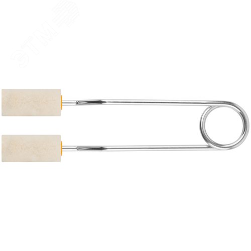 Ролик специальный для решеток арматур ядро 15 мм 100% велюр ,ворс 5 мм ручка двойная 22 см 50 мм - фото 2