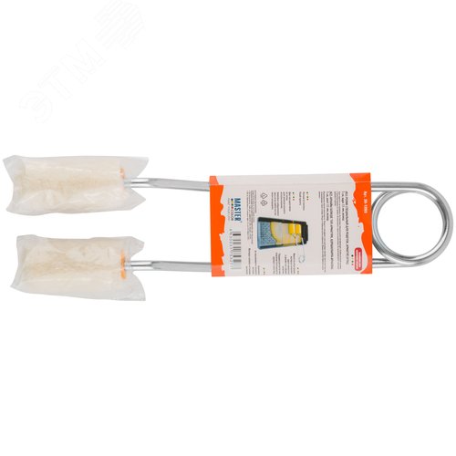 Ролик специальный для решеток арматур ядро 15 мм 100% велюр ,ворс 5 мм ручка двойная 22 см 50 мм - фото 3