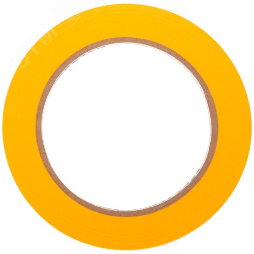 Лента малярная золотистая, рисовая бумага, термостойк. до 120°C, УФ-стойкость до 30 дней, 9 мм х 50 м - фото 2