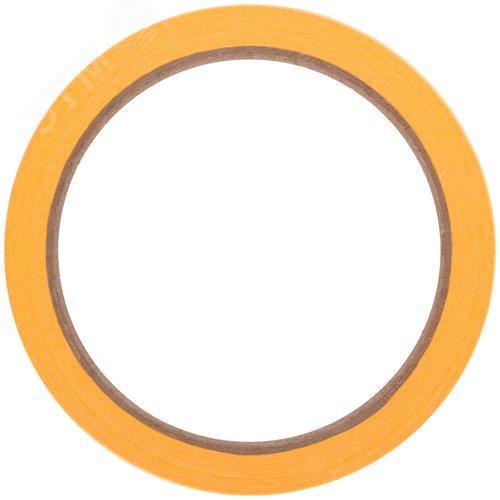 Лента малярная золотистая, рисовая бумага, термостойк. до 120°C, УФ-стойкость до 30 дней, 48 мм х 25 м - фото 2