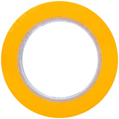 Лента малярная золотистая, рисовая бумага, термостойк. до 120°C, УФ-стойкость до 30 дней, 36 мм х 50 м - фото 2