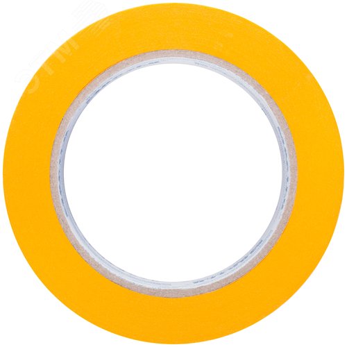 Лента малярная золотистая, рисовая бумага, термостойк. до 120°C, УФ-стойкость до 30 дней, 48 мм х 50 м - фото 2