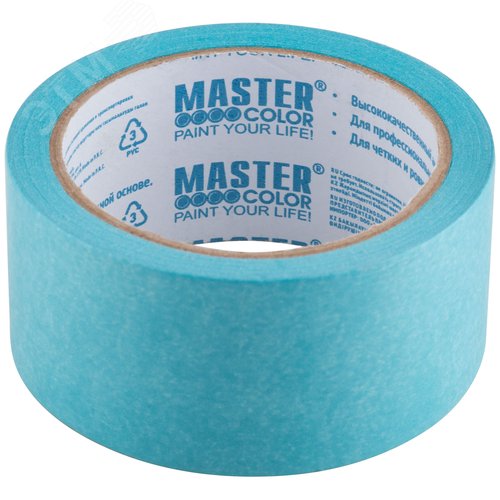 Лента малярная для деликатных поверхностей,  рисовая бумага, термостойк. до 120°C, УФ-стойкость до 30 дней, 48 мм х 25 м - фото 1