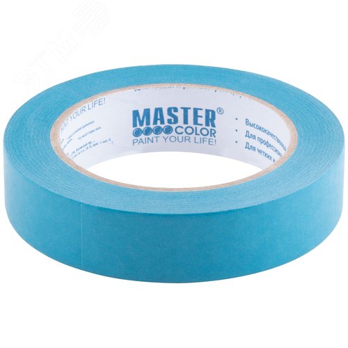 Изображение товара Лента малярная для деликатных поверхностей, рисовая бумага, термостойк. до 120°C, УФ-стойкость до 30 дней, 25 мм х 50 м (шт)