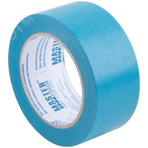 Лента малярная для деликатных поверхностей, рисовая бумага, термостойк. до 120°C, УФ-стойкость до 30 дней, 48 мм х 50 м - фото 4