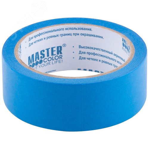 Лента малярная синяя, для наружных работ, 36 мм x 25 м - фото 1