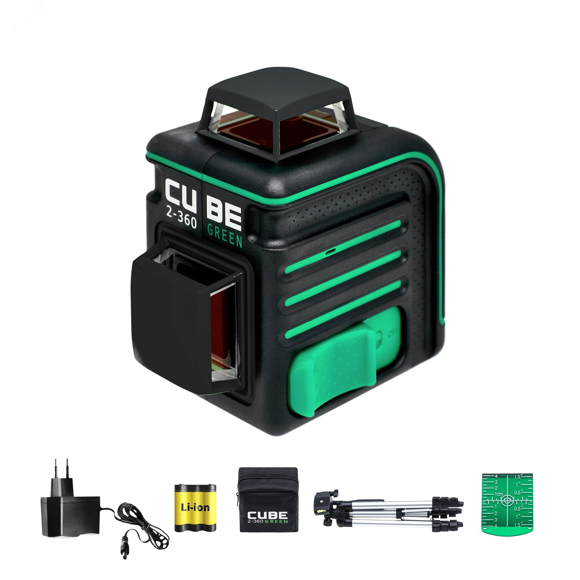 Уровень лазерный Cube 2-360 Green Professional Edition А00534 ADA - превью