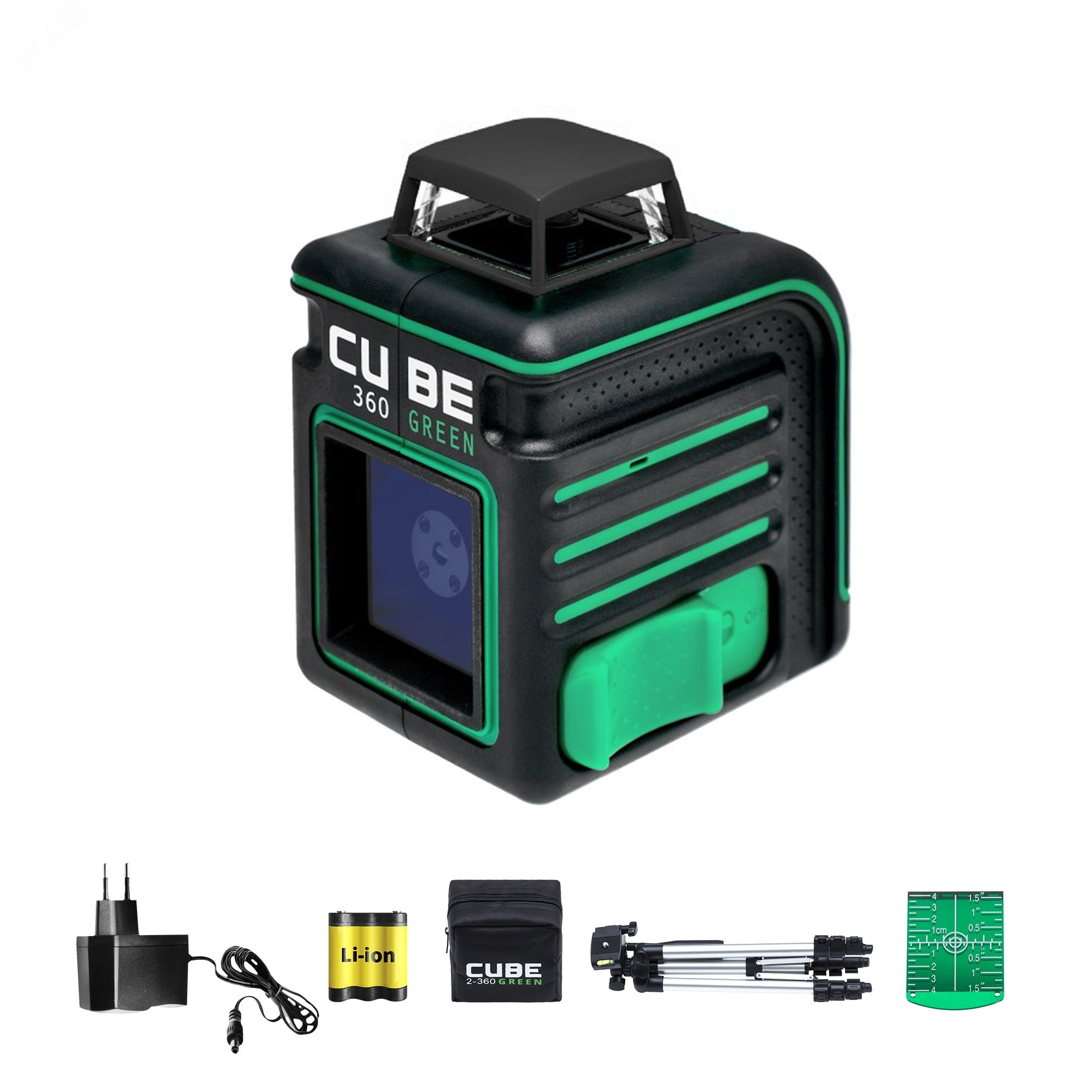 Уровень лазерный Cube 360 Green Professional Edition А00535 ADA - превью