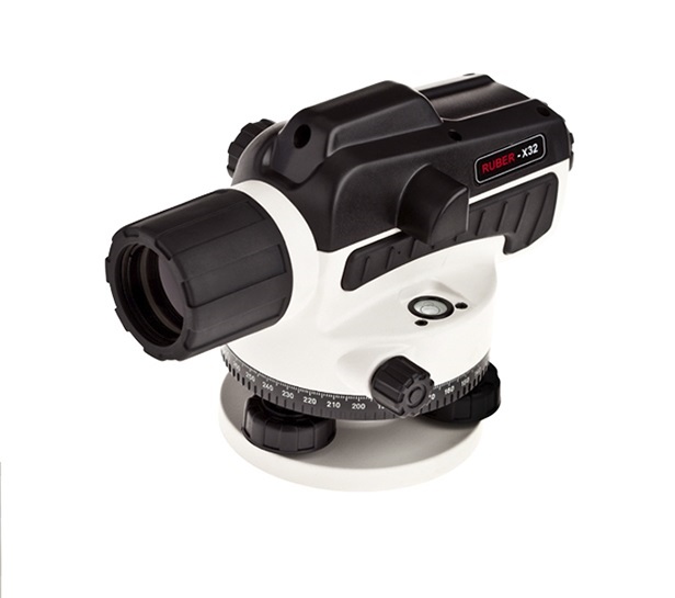 Нивелир оптический комплект Ruber 32 С ПОВЕРКОЙ + Рейка STAFF 3 + Штатив на винтах Light S