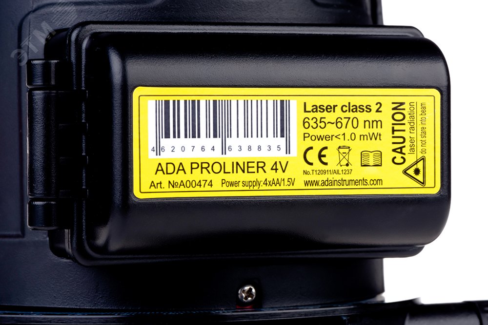 Уровень лазерный PROLiner 4V А00474 ADA - превью 11