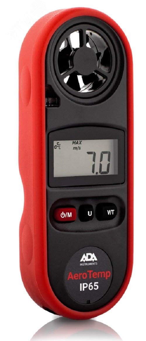 Изображение товара Анемометр ADA AeroTemp IP65 для измерения скорости потока и температуры воздуха