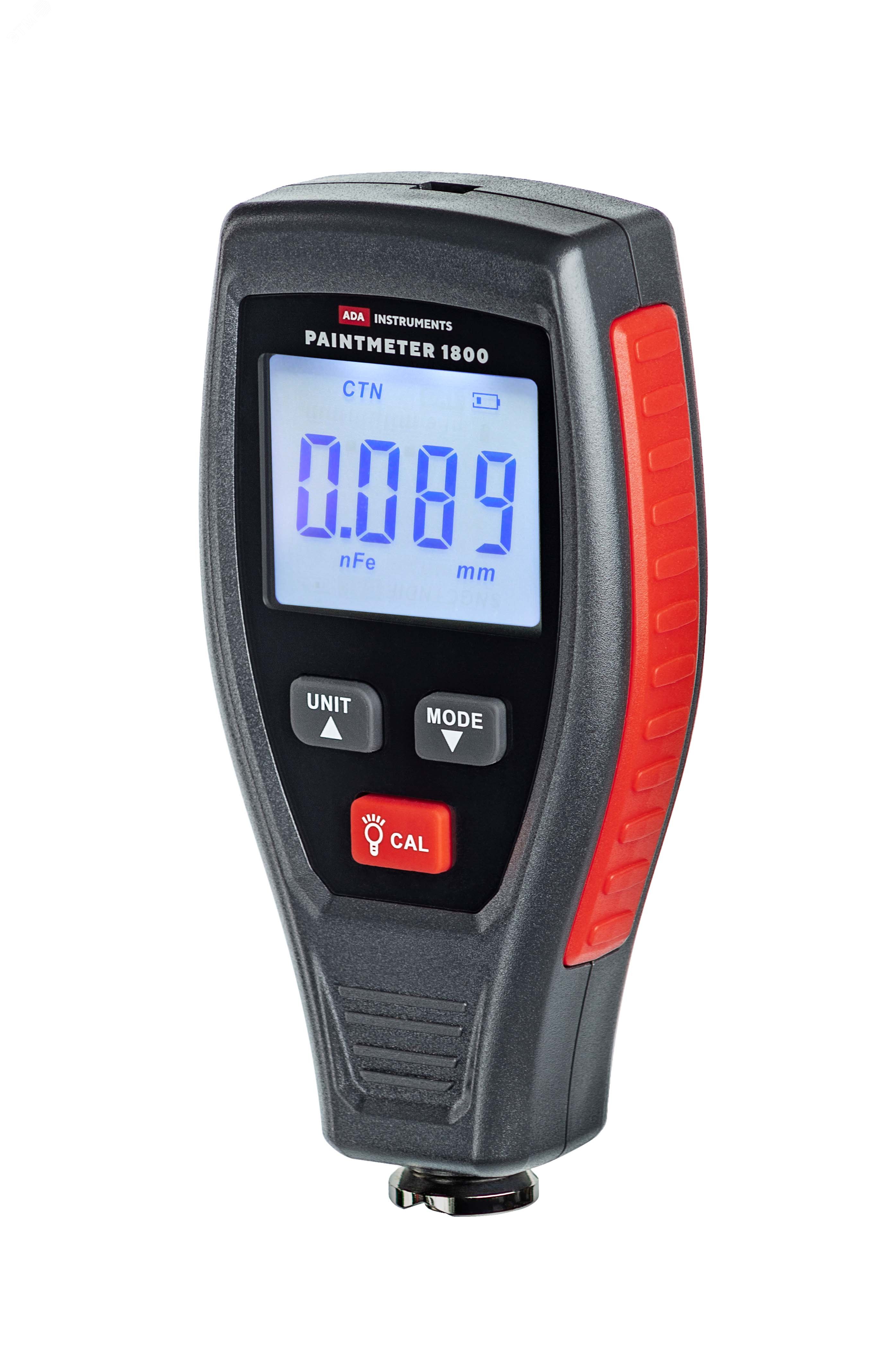 Толщиномер ЛКП (лакокрасочного покрытия) PaintMeter 1800 А00656 ADA - превью 3