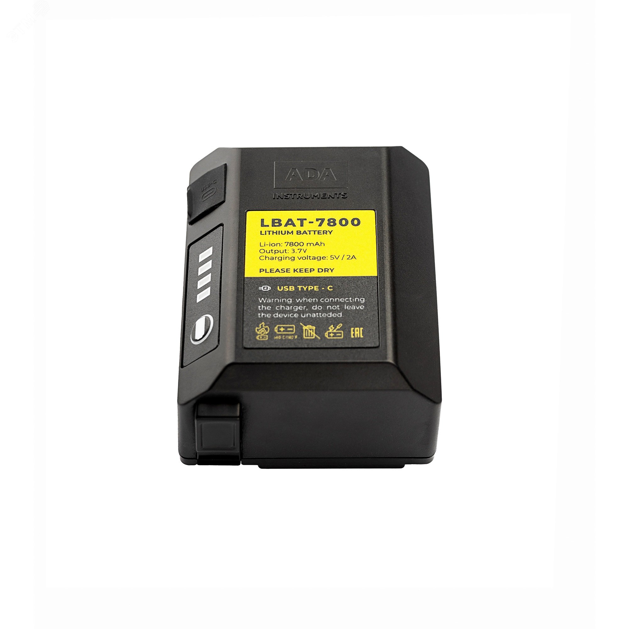 Изображение товара Литий-ионный аккумулятор LBAT-7800 3.7В для лазерных уровней ADA 2024 года