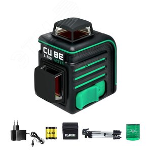 Уровень лазерный Cube 2-360 Green Professional Edition