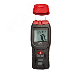 Измеритель влажности и температуры контактный ZHT 70 2 in 1 древесина, стройматериалы, температура воздуха А00518 ADA - 5
