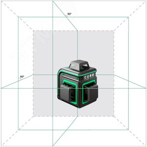Уровень лазерный CUBE 3-360 GREEN Basic Edition А00560 ADA - 3