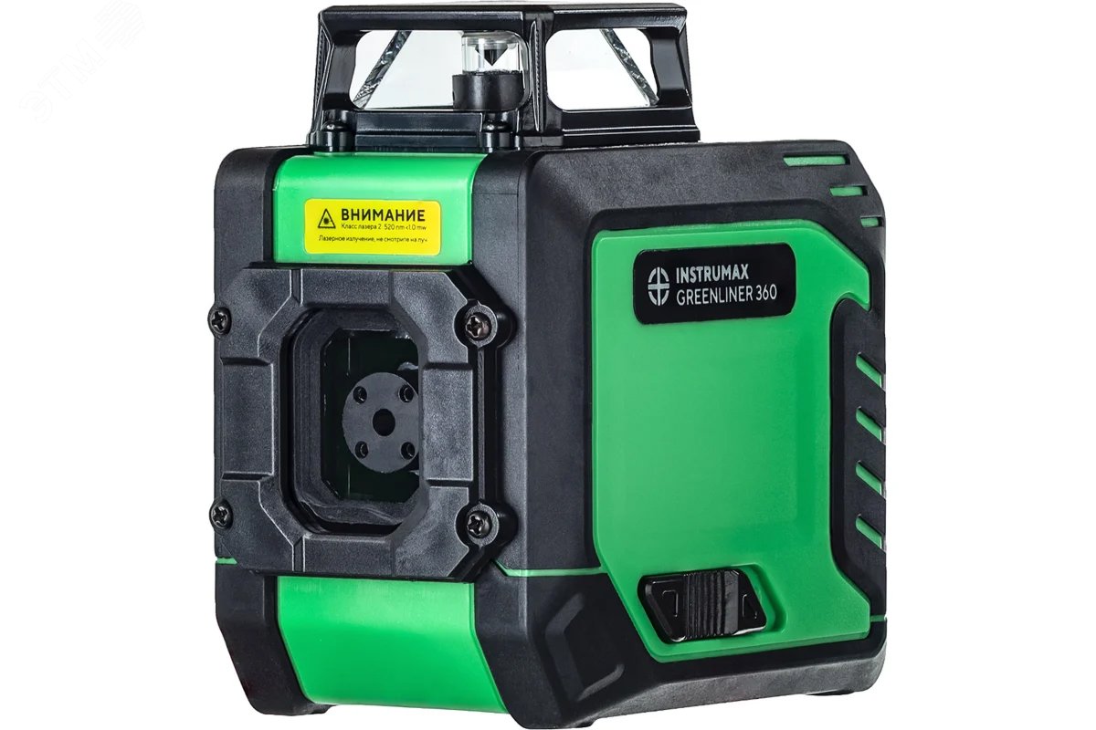 Изображение товара Лазерный уровень INSTRUMAX GREENLINER 360 IM0134 с зеленым лучом и автоматическим выравниванием