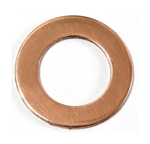 Шайба DIN 125 d8.4 (М8) Cu плоская медная