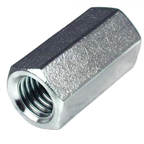 DIN 6334 Гайка М8 6 ZN шестигранная удлиненная    (переходная, соединительная)