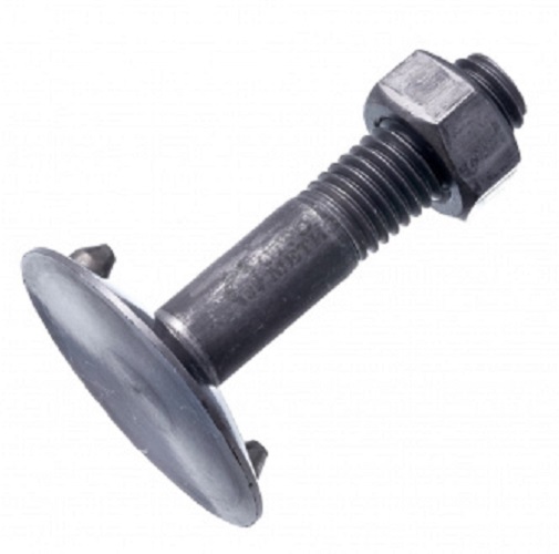 Болт DIN 15237-М10х40-3.6-Mu норийный с           шестигранной гайкой