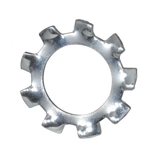 Шайба DIN 6797А 8.4 (М8) ZN стопорная зубчатая    внешними зубьями оцинкованная