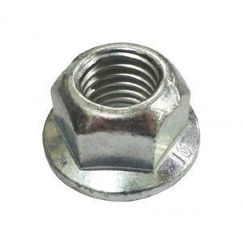 Гайка DIN 6927 М8 8 ZN шестигранная               самоконтрящаяся оцинкованная
