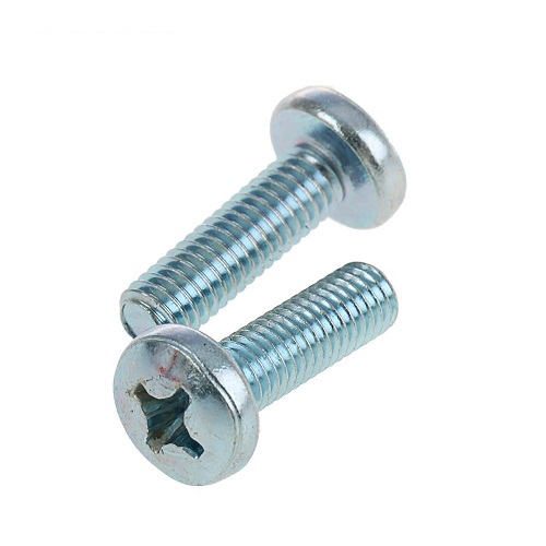 Винт DIN 7985 М2.5х16 4.8 ZN с полукруглой        головкой крестообразный шлиц оцинкованный