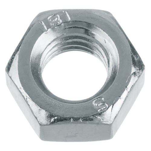 Гайка DIN 934 М14х1.5 10 ZN шестигранная с мелким шагом резьбы оцинкованная