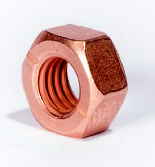 Гайка DIN 934 М6 CuNiSi шестигранная медная