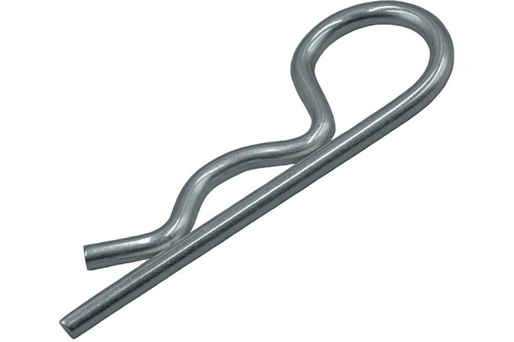 Шплинт DIN 11024 Form E 2.0х50 (для отв. 2.5) ZN  пружинный игольчатый оцинкованный