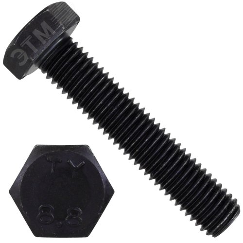 Болт DIN 933 М33х60 8.8 с шестигранной головкой - фото 1