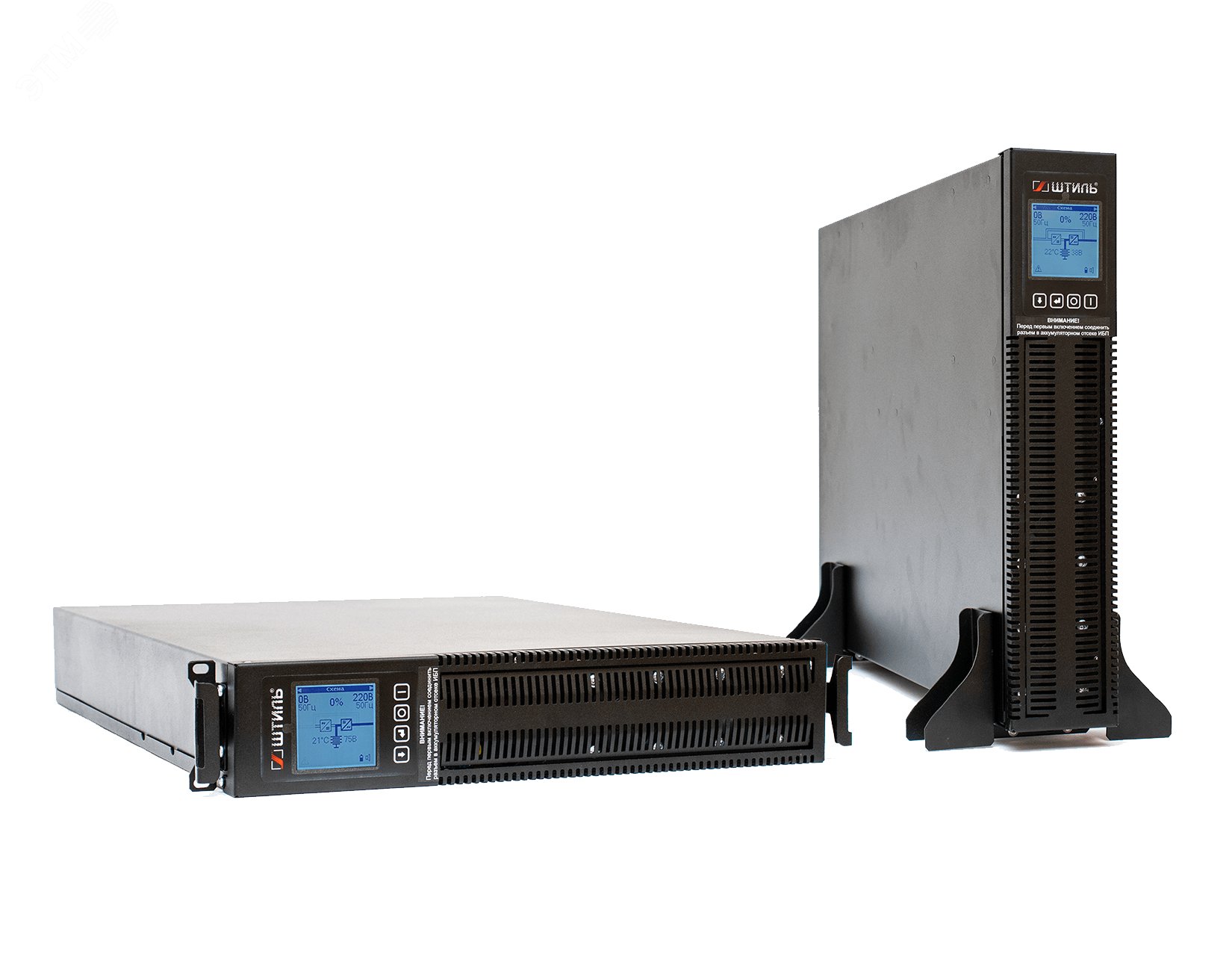 Изображение товара Источник бесперебойного питания STR1102SL 2000 ВА с АКБ ЖК дисплеем и двойным преобразованием