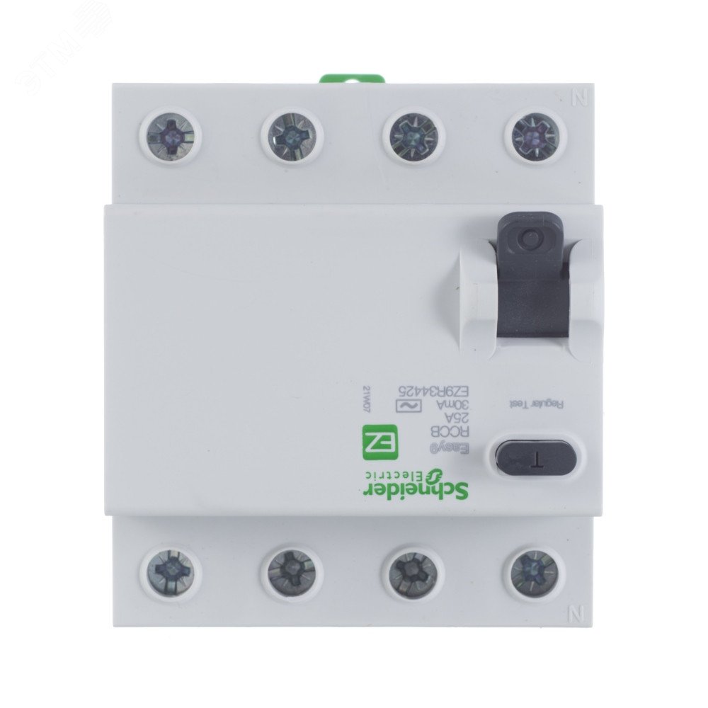 Выключатель дифференциального тока (УЗО) 4п 25А 30мА AC EASY 9 EZ9R34425 Schneider Electric - превью 9