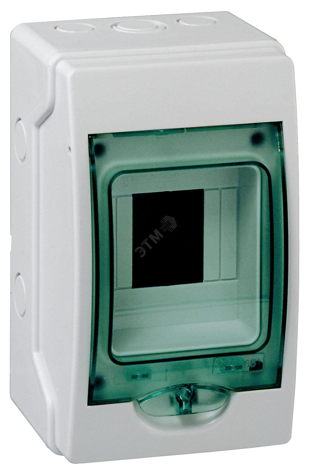 Щит распределительный навесной ЩРн-П-4 IP65 пластиковый прозрачная дверь белый Kaedra 13976 Schneider Electric - превью