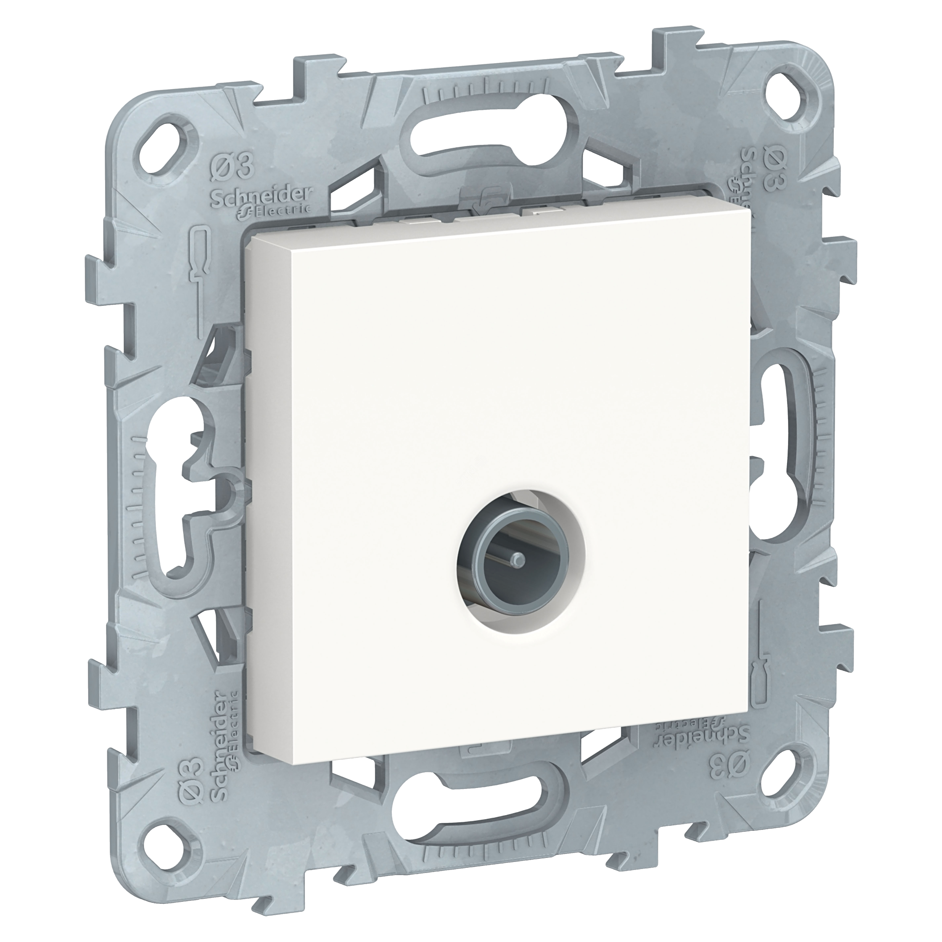 Изображение товара Розетка TV UNICA NEW белая для скрытого монтажа Schneider Electric