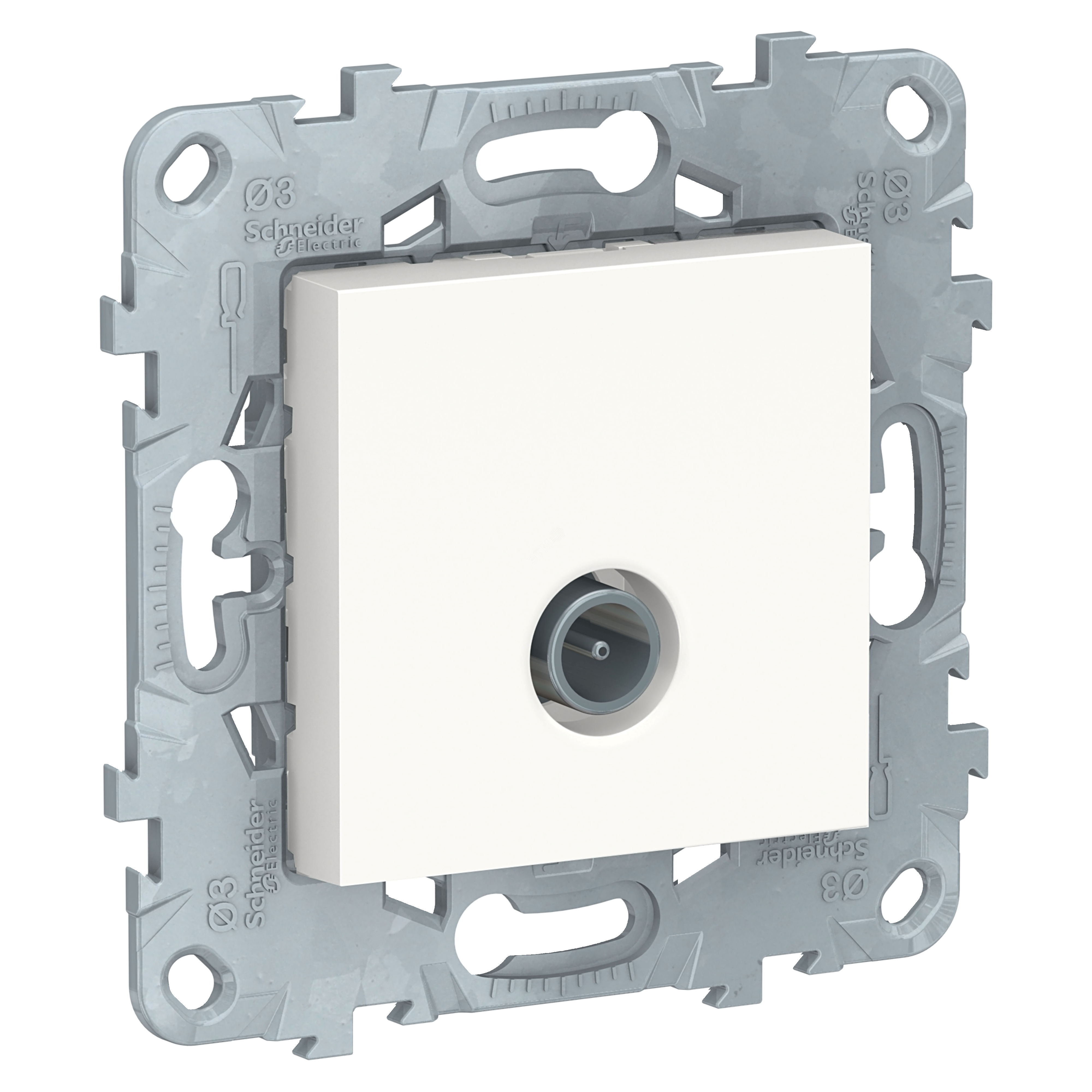 Изображение товара Розетка TV UNICA NEW Schneider Electric белая для скрытого монтажа